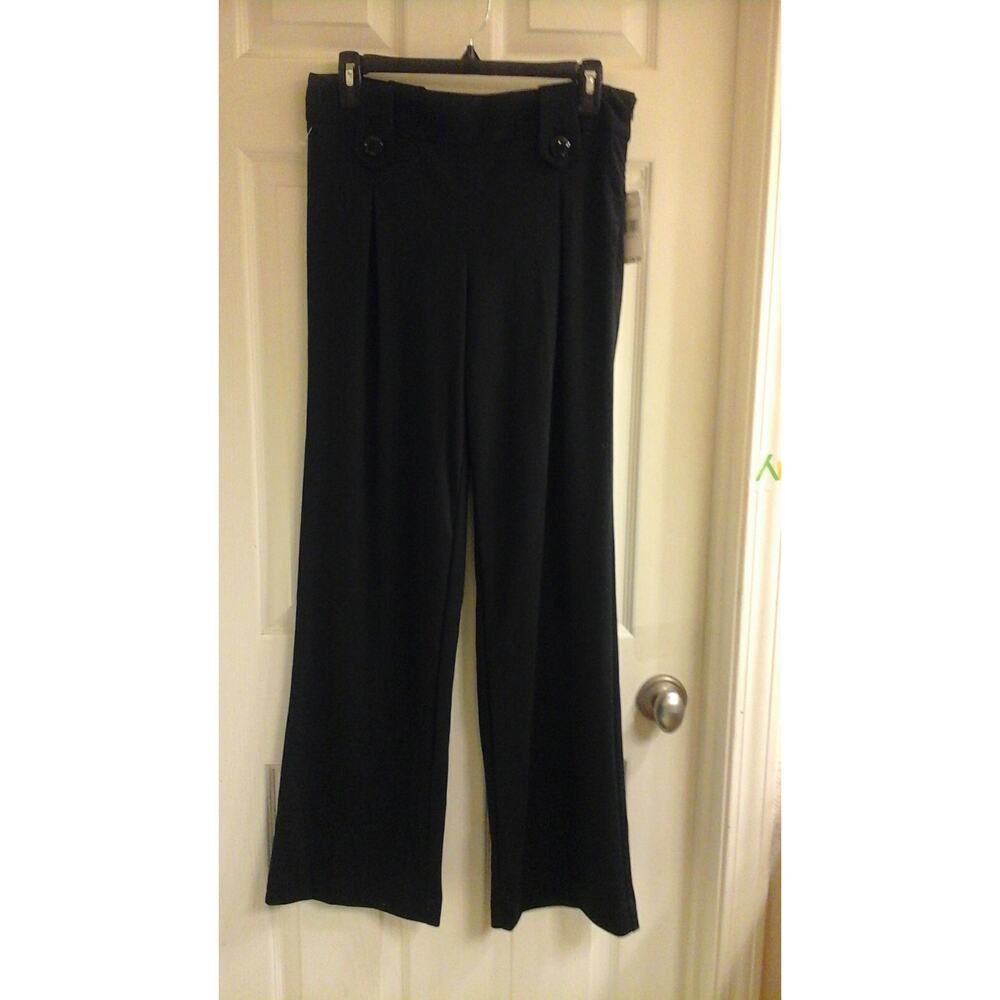 Essentials By ABS Pants Women's sz 4 Black Pleated Career Wear Designer NWT $125
